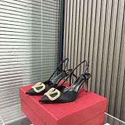 Kitlife Valentino VLOGO SIGNATURE SATIN SLINGBACK PUMPS 80MM - 5