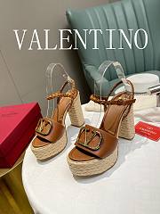 Kitlife Valentino Garavani Vlogo Signature Metallic Platform Sandal 125 Mm (7 colors) - 6