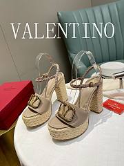 Kitlife Valentino Garavani Vlogo Signature Metallic Platform Sandal 125 Mm (7 colors) - 4