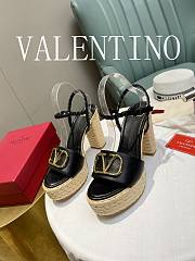 Kitlife Valentino Garavani Vlogo Signature Metallic Platform Sandal 125 Mm (7 colors) - 2