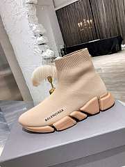 Kitlife Balenciaga Speed Trainer Clear Sole Sneaker - 1