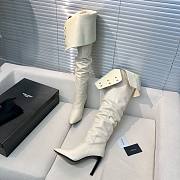 Kitlife YSL BOOTS IN SMOOTH LEATHER IN BLACK, WHITE, BLUE, VELVET BLACK - 1