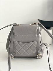 Kitlife Chanel Business Affinity Backpack Grey - 24x20cm  - 3