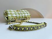 Kitlife Chanel 19 Large Tweed Green & Ecru - 20x30x10cm - 4