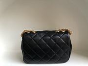 Kitlife Chanel Flap Bag Lambskin Black - 20-15-6Cm - 4