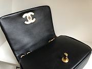 Kitlife Chanel Flap Bag Lambskin Black - 20-15-6Cm - 3