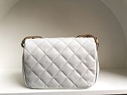 	 Kitlife Chanel Flap Bag Lambskin White - 20-15-6cm - 5