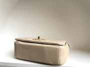 	 Kitlife Chanel Flap Bag Lambskin Beige - 20-15-6Cm - 5