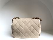 	 Kitlife Chanel Flap Bag Lambskin Beige - 20-15-6Cm - 3