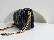 Kitlife Chanel Mini Lambskin Flap Black Bag - 15 × 20 × 9 cm - 4