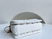 Kitlife Chanel Mini Lambskin Flap White Bag - 15 × 20 × 9 cm - 4