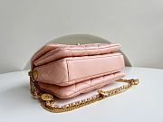 Kitlife Chanel Mini Lambskin Flap Pink Bag - 15 × 20 × 9 cm - 5