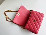 Kitlife Chanel Mini Lambskin Flap Red Bag - 15 × 20 × 9 cm - 3