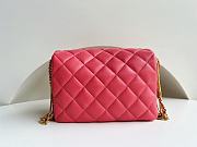 Kitlife Chanel Mini Lambskin Flap Red Bag - 15 × 20 × 9 cm - 2