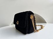 Kitlife Chanel Mini Velvet Flap Red Bag - 15 × 20 × 9 cm - 4
