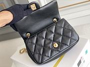 Kitlife Chanel Small Black Charm Lambskin - 20x14x8cm - 5