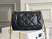 Kitlife Chanel Small Black Charm Lambskin - 20x14x8cm - 4