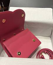 Kitlife DOLCE & GABBANA DG Logo bag with shoulder strap pink - 16x20x5.5cm - 5