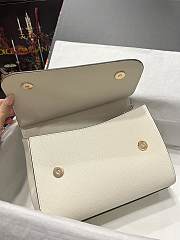 Kitlife Dolce & Gabbana Medium Sicily Tote White Leather Tote Bag - 25×20×12cm - 4