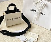 	 Kitlife Givenchy Logo canvas shopper white small - 19*8*16cm - 1