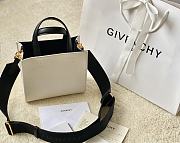 	 Kitlife Givenchy Logo canvas shopper white small - 19*8*16cm - 5