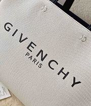 	 Kitlife Givenchy Logo canvas shopper white - 37x13x26cm - 2