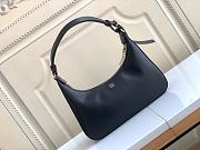 Kitlife Givenchy black moon cut out bag in leather - 30*8*20cm - 5