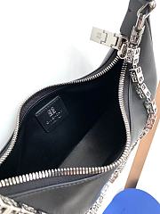 Kitlife Givenchy black moon cut out bag in leather - 30*8*20cm - 3