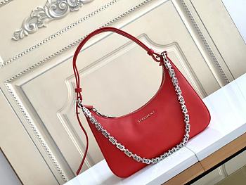 	 Kitlife Givenchy red moon cut out bag in leather - 30*8*20cm