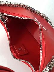 	 Kitlife Givenchy red moon cut out bag in leather - 30*8*20cm - 3