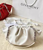 	 Kitlife Givenchy Kenny leather shoulder bag white - 32x22x17cm - 5