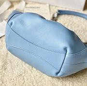 Kitlife Givenchy Kenny leather shoulder bag blue - 32x22x17cm - 3