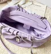 Kitlife Givenchy Kenny leather shoulder bag purple - 32x22x17cm - 5