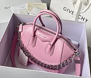 	 Kitlife Givenchy Mini Antigona Chain Pink - 28x17x23cm - 1