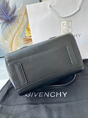 	 Kitlife Givenchy Antigona Lock mini black leather top handle bag - 23*27*13cm - 3