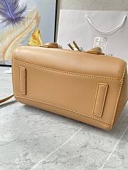 	 Kitlife Givenchy Antigona Lock mini beige leather top handle bag - 23*27*13cm - 4