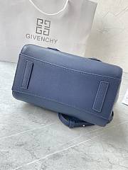 	 Kitlife Givenchy Antigona Lock mini blue leather top handle bag - 23*27*13cm - 4