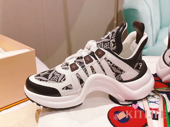 	 Kitlife Louis Vuitton Archlight Sneaker Black Jacquard - 1