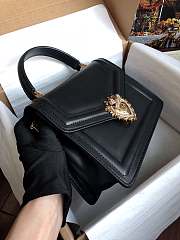 Kitlife Dolce & Gabbana Devotion Black Leather Bag - 24x17x9cm - 4