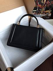 Kitlife Dolce & Gabbana Devotion Black Leather Bag - 24x17x9cm - 2