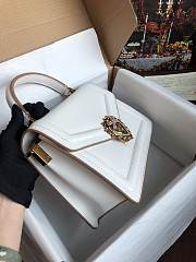 	 Kitlife Dolce & Gabbana Devotion White Leather Bag - 24x17x9cm - 5