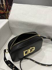 Kitlife Dolce & Gabbana Leather DG Logo Shoulder Bag Black - 12*19*5.5cm - 5