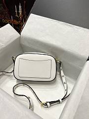 Kitlife Dolce & Gabbana Leather DG Logo Shoulder Bag White - 12*19*5.5cm - 4