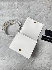 Kitlife Dolce & Gabbana White Millennials DG Crossbody Bag - 18x 16x 8 cm - 4