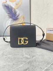 	 Kitlife Dolce & Gabbana Black Millennials DG Crossbody Bag - 18x 16x 8 cm - 1