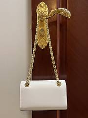 Kitlife Dolce & Gabbana White DG Logo Chained Crossbody Bag - 21*13*3.5cm - 5