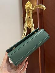 	 Kitlife Dolce & Gabbana Green DG Logo Chained Crossbody Bag - 21*13*3.5cm - 3