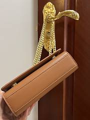 	 Kitlife Dolce & Gabbana Brown DG Logo Chained Crossbody Bag - 21*13*3.5cm - 2