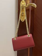 	 Kitlife Dolce & Gabbana Red DG Logo Chained Crossbody Bag - 21*13*3.5cm - 2