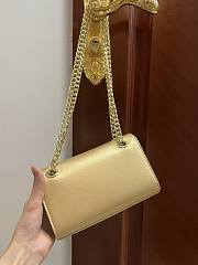 	 Kitlife Dolce & Gabbana Gold DG Logo Chained Crossbody Bag - 21*13*3.5cm - 3